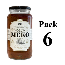 Pack 6 x Caracoles Salsa Meko 880gr.